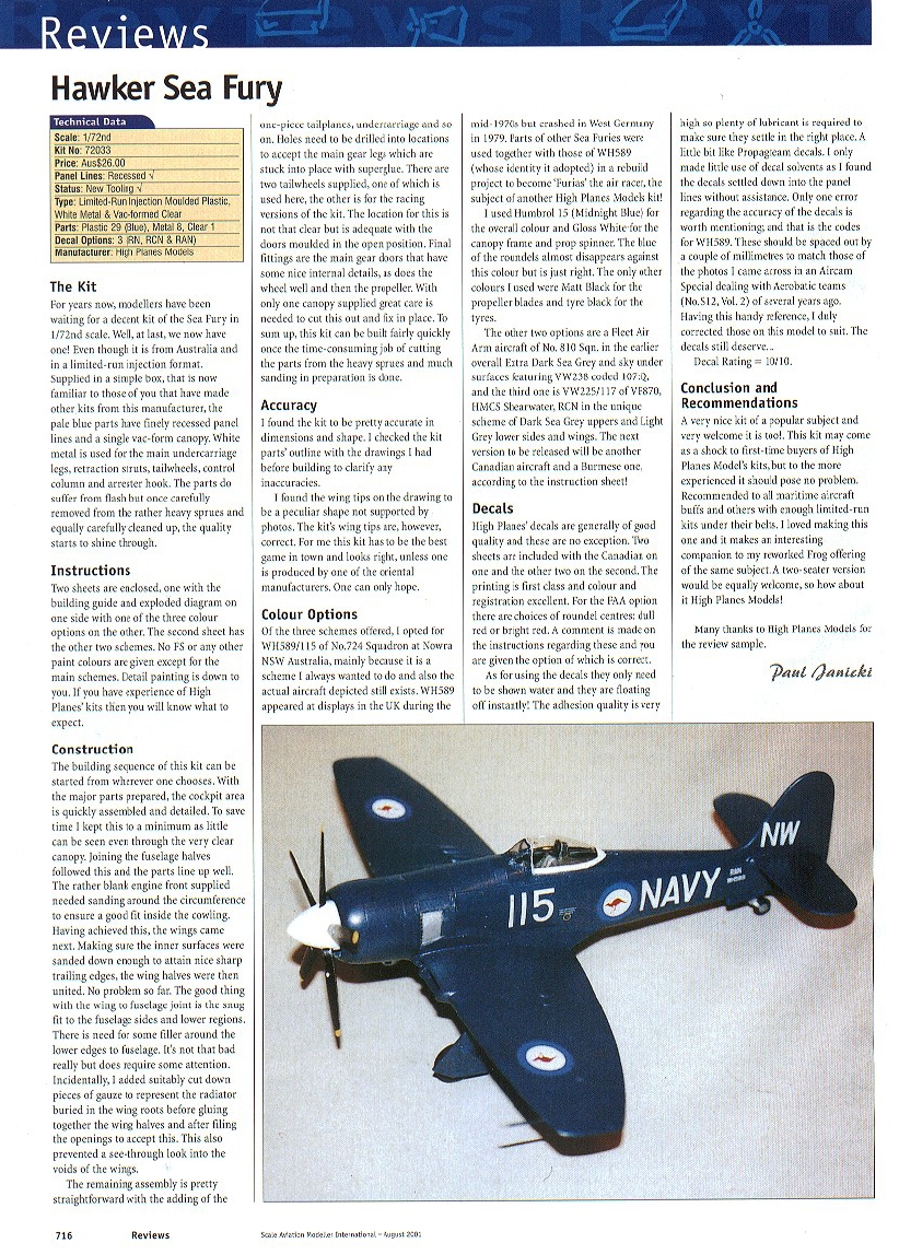 Scale Aviation Modeller International 2001-08